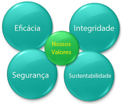 Nosso Valores - Eficácia - Integridade - Segurança - Sustentabilidade - Ambiental Coleta de Resíduos